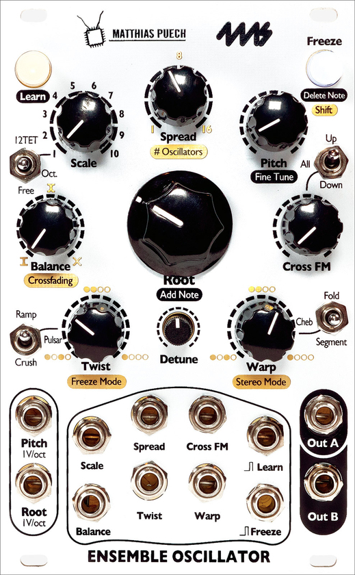 Ensemble Oscillator from Matthias Puech & 4ms Company - MOD WIGGLER