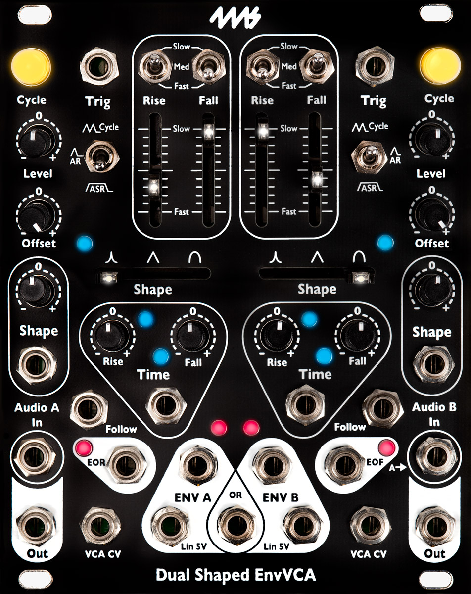 4ms Shaped Dual EnvVca モジュラーシンセ ユーロラック - DTM/DAW